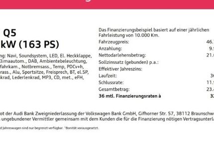 Audi Q5 44.259 km 30.980 &euro; Mülheim 45478