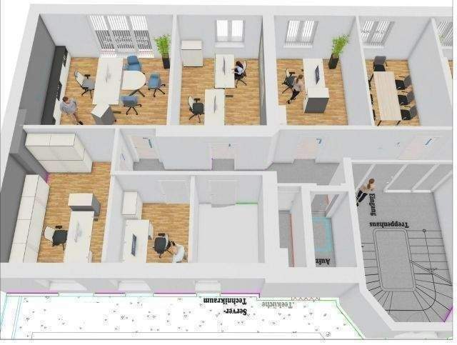Gewerbeobjekt Düsseldorf Stadtmitte - 1 Zimmer, 230 m&sup2;, 3.105&euro; | Angebot:26886911