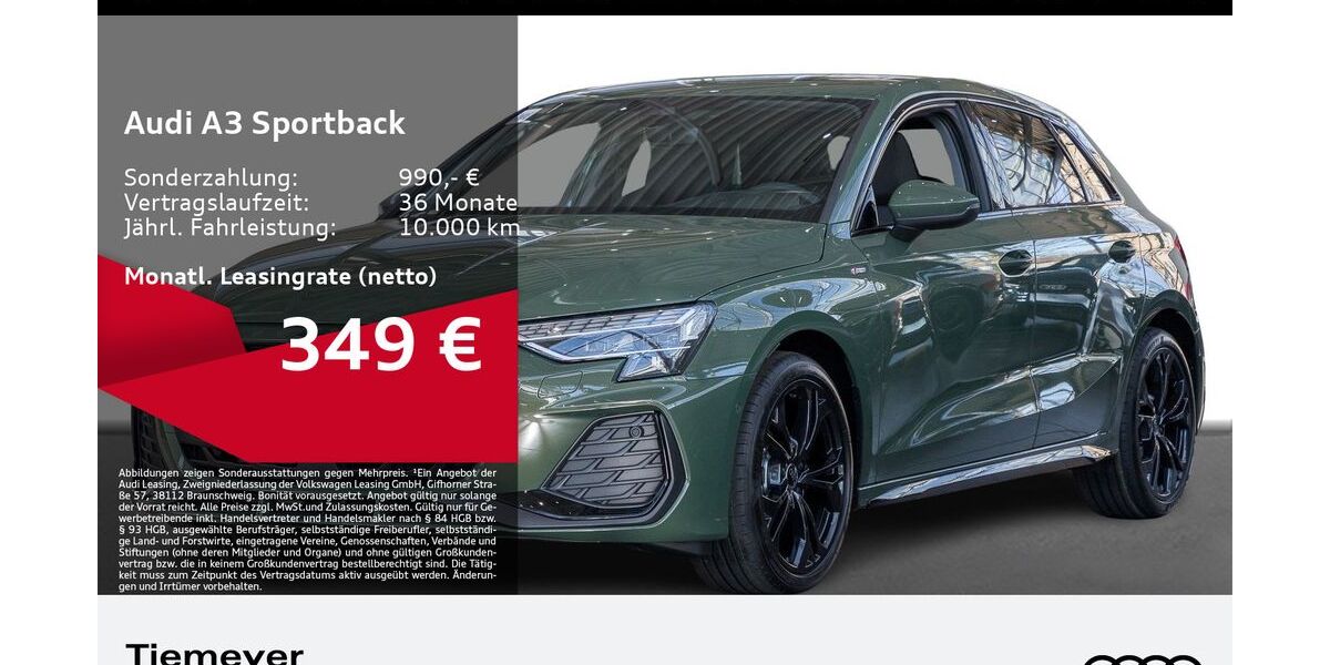 Audi A3 9.950 km 33.480 &euro; Oberhausen 46047