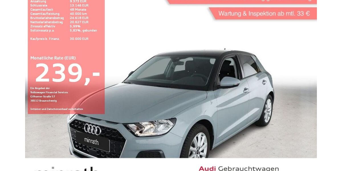 Audi A1 9.259 km 23.940 &euro; Moers-Hülsdonk 47441