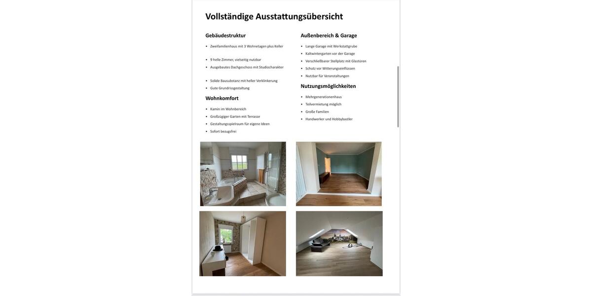 Tolles Zweifamilienhaus mit viel Platz 9 zimmer