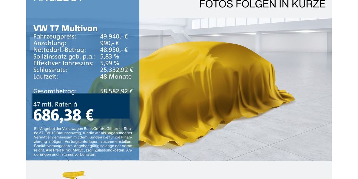 VW T7 Multivan 47.023 km 49.940 &euro; Oberhausen 46047