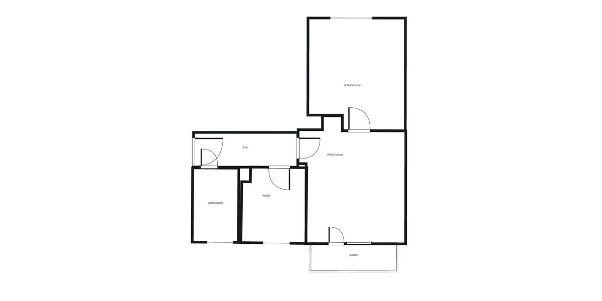 Etagenwohnung Bochum Höntrop - 2 Zimmer, 45 m&sup2;, 464&euro; | Angebot:26433764