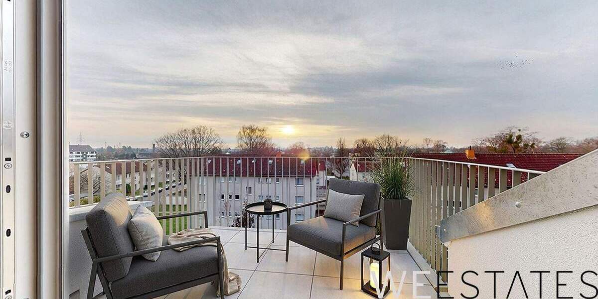 Gemütliche 2-Zimmer-Dachgeschosswohnung mit Balkon und Tageslichtbad 2 zimmer