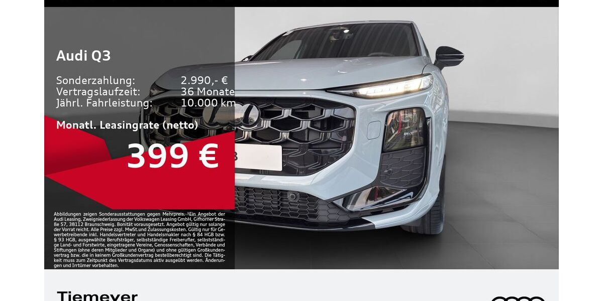 Audi Q3 7.999 km 49.980 &euro; Oberhausen 46047