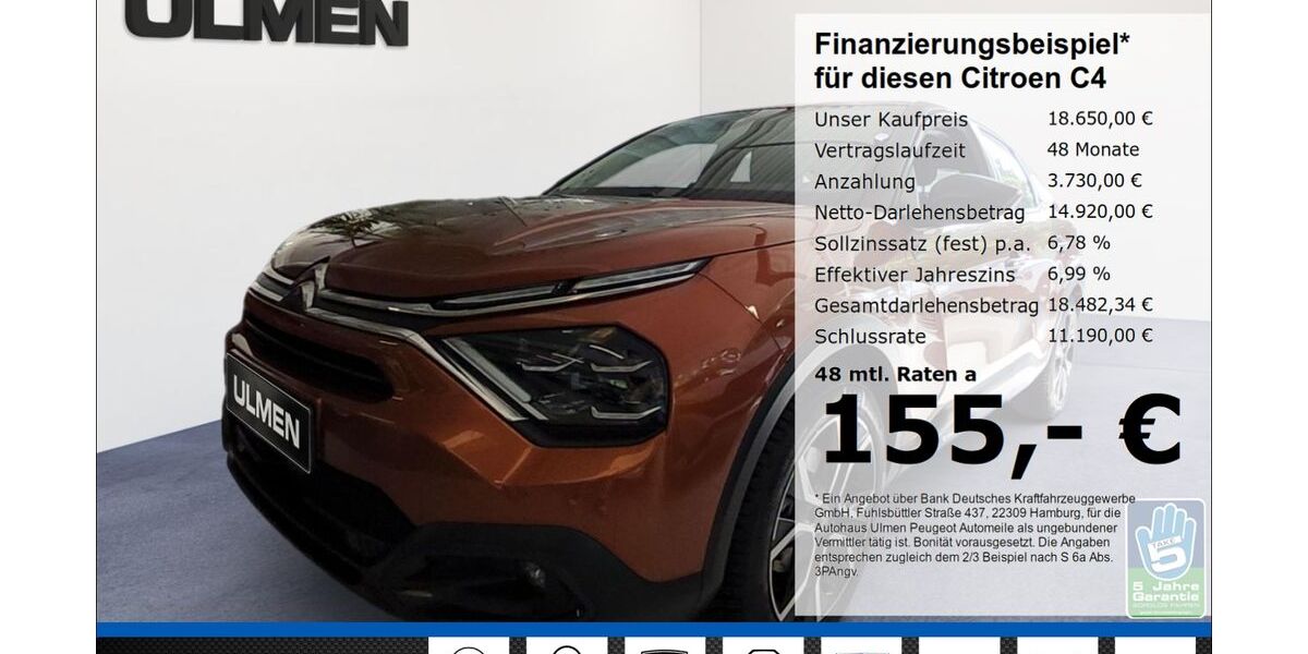 Citroen C4 17.005 km 18.650 &euro; Düsseldorf 40233