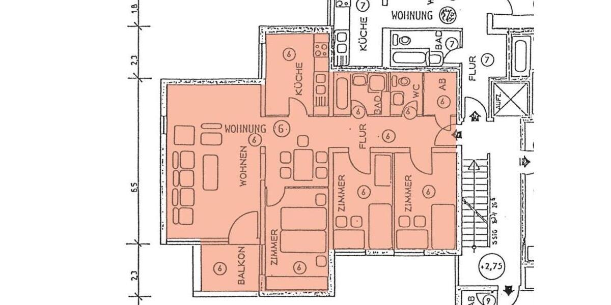 Etagenwohnung Gelsenkirchen Gelsenkirchen-Nord - 4 Zimmer, 91 m&sup2;, 108.000&euro; | Angebot:27168178