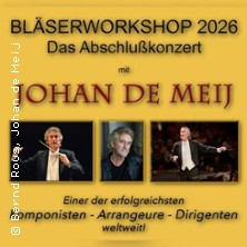 Bläserworkshop 2026 - Abschlußkonzert - Johan de Meij