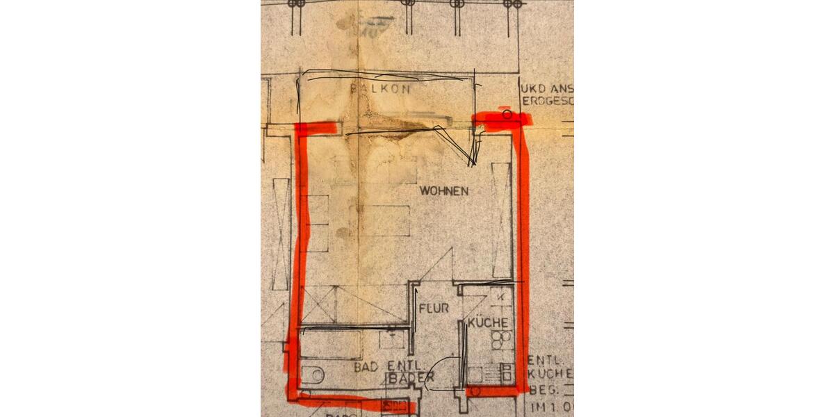 1,5-Zi-Wohnung * 36 qm * 2.OG * Balkon * Aufzug * Schmachtendorf 1 zimmer