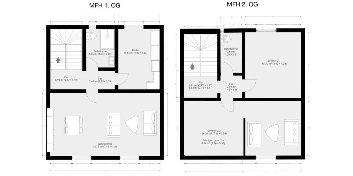Mehrfamilienhaus, Wohnhaus Gladbeck Alt-Rentfort - 10 Zimmer, 225 m&sup2;, 389.000&euro; | Angebot:24374264