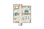 Dachgeschoßwohnung Duisburg Hamborn - 3.5 Zimmer, 69 m&sup2;, 366&euro; | Angebot:25524175