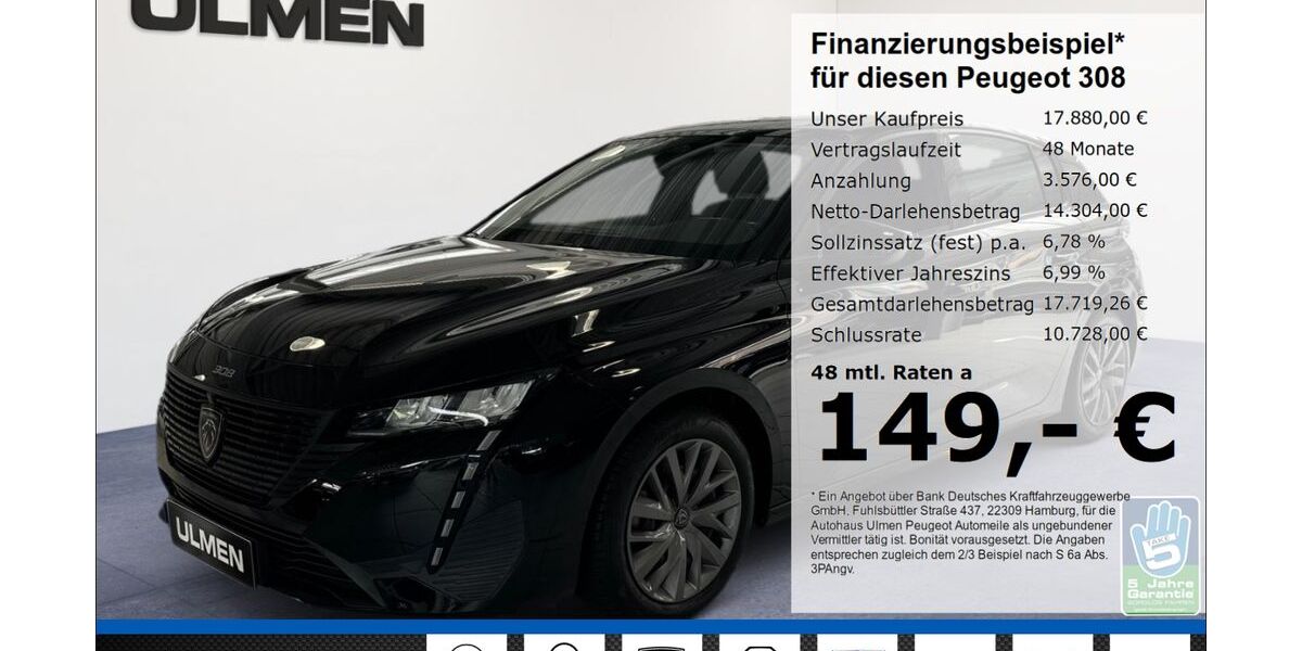 Peugeot 308 26.447 km 17.880 &euro; Düsseldorf 40233