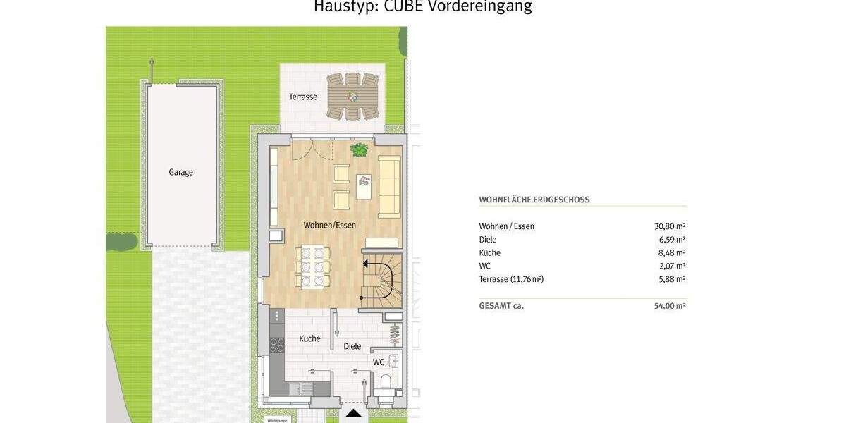 Reihenendhaus Essen Kettwig - 5 Zimmer, 153 m&sup2;, 929.000&euro; | Angebot:24991670