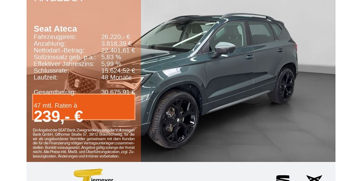 Seat Ateca 44.914 km 25.740 &euro; Bochum 44809