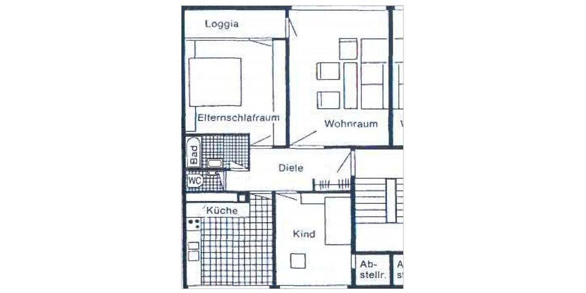 Hochparterre Krefeld Dießem - 3 Zimmer, 78 m&sup2;, 680&euro; | Angebot:26342988