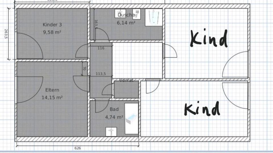 Modernisiertes Split-Level-Haus in Bochum-Höntrop zimmer