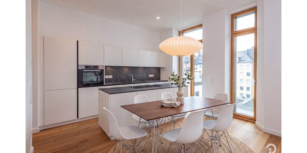 Repräsentative, hochwertige 3 Zimmer-Wohnung mit großer Dachterrasse im Herzen Düsseldorfs. - Etagenwohnung Düsseldorf | Angebot:27008401