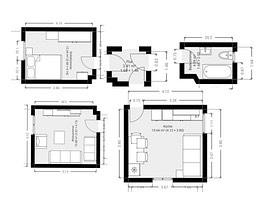 Erdgeschoßwohnung Duisburg Angerhausen - 2 Zimmer, 51 m&sup2;, 135.000&euro; | Angebot:26914592
