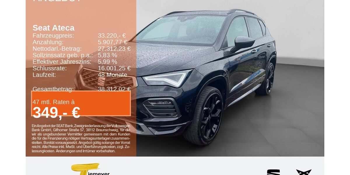 Seat Ateca 70.054 km 32.430 &euro; Recklinghausen 45663