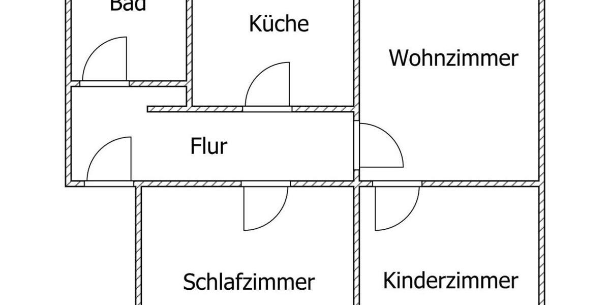 Etagenwohnung Marl Alt-Marl - 3 Zimmer, 62 m&sup2;, 450&euro; | Angebot:26389113