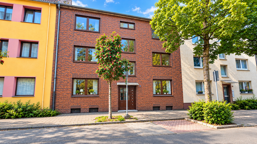 Etagenwohnung Duisburg Laar - 2 Zimmer, 54 m&sup2;, 79.300&euro; | Angebot:27443341