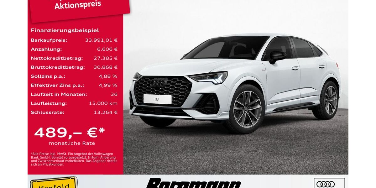 Audi Q3 117.883 km 32.882 &euro; Krefeld 47803
