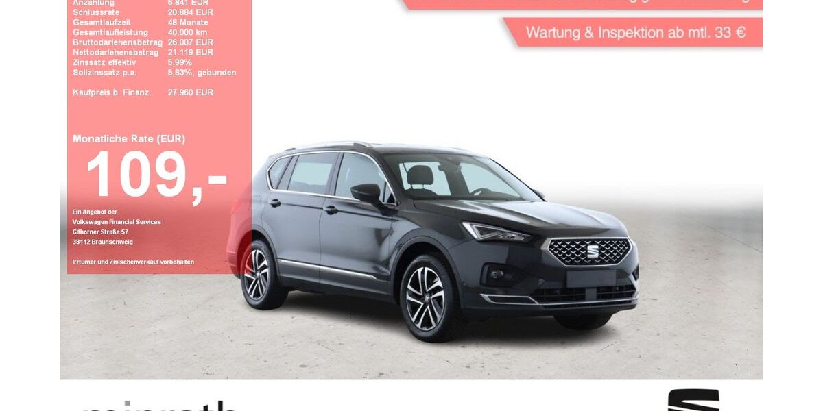 Seat Tarraco 56.880 km 25.680 &euro; Moers-Hülsdonk 47441