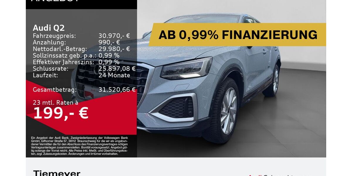 Audi Q2 3.109 km 28.880 &euro; Dorsten 46284