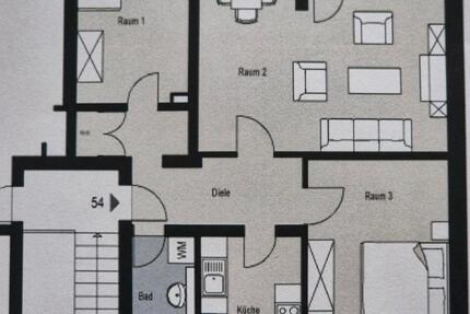 Wohnung zu vermieten 3 zimmer