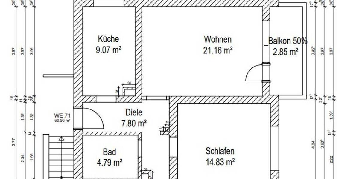 Etagenwohnung Duisburg Aldenrade - 2 Zimmer, 244 m&sup2;, 480.000&euro; | Angebot:26435057