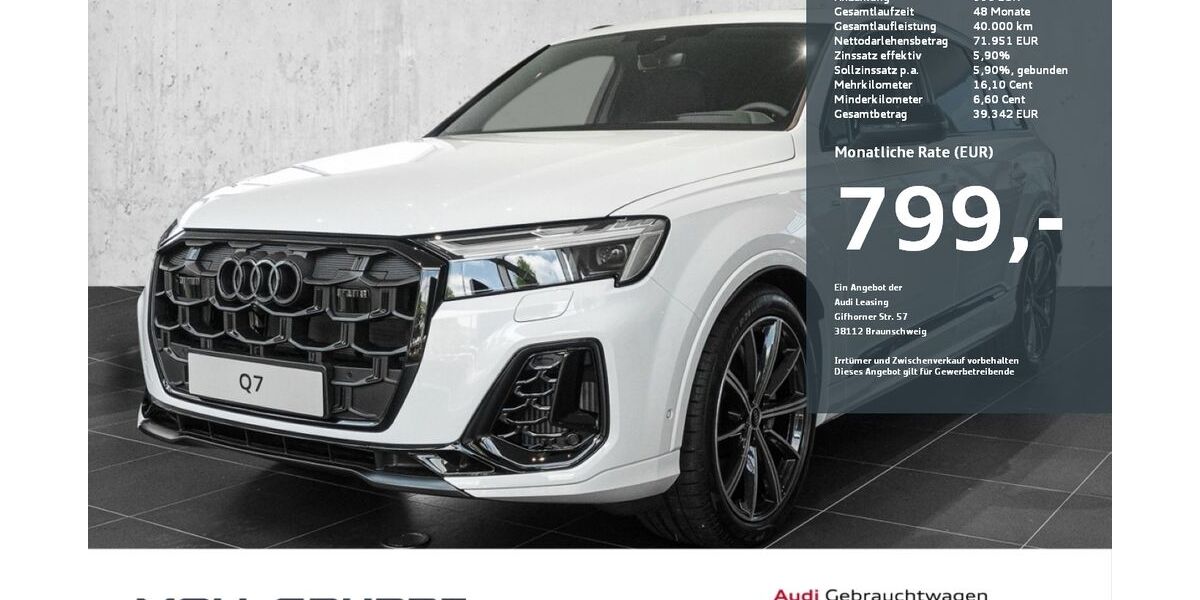 Audi Q7 10.000 km 86.990 &euro; Düsseldorf 40549