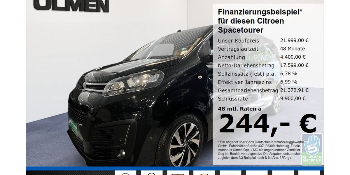 Citroen SpaceTourer 119.820 km 21.980 &euro; Düsseldorf 40231