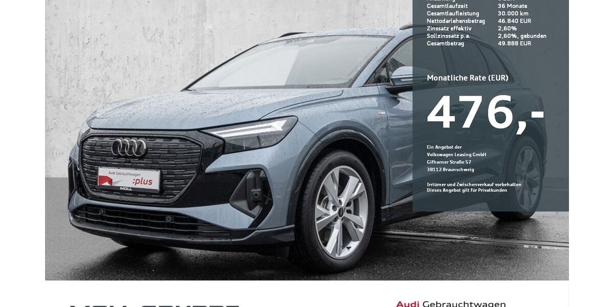 Audi Q4 e-tron 8.050 km 45.440 &euro; Düsseldorf 40549
