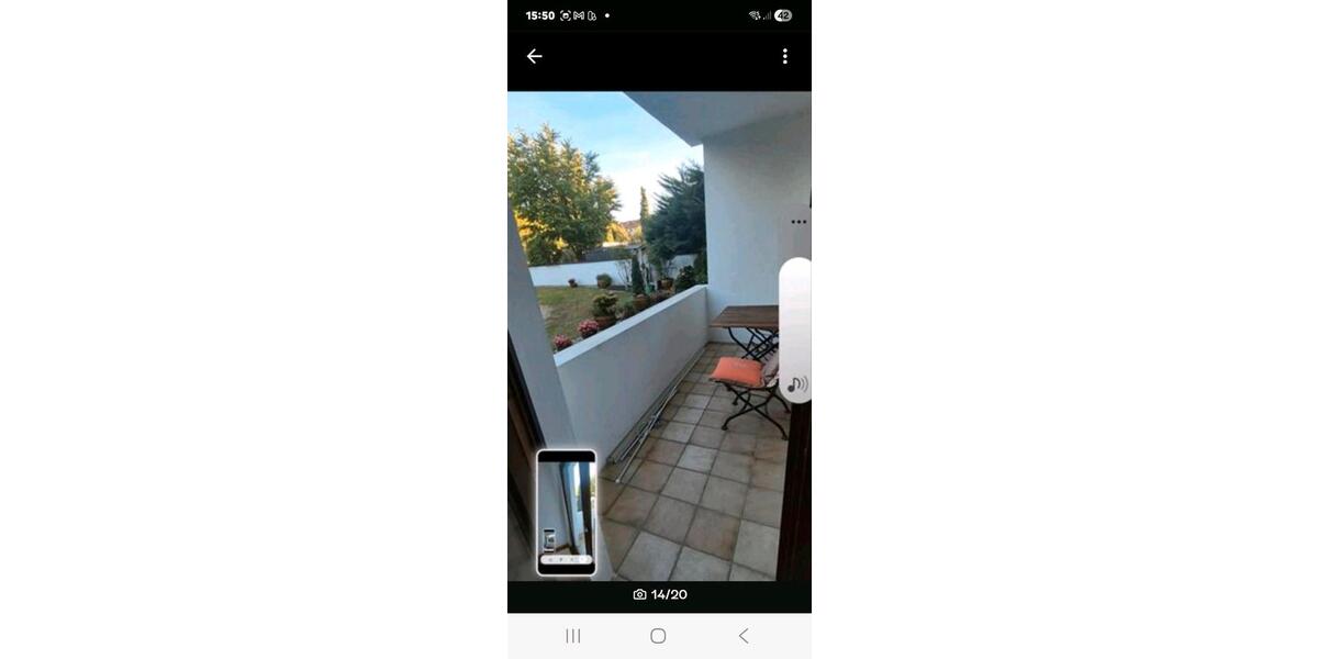 2R Küche Diele Bad Balkon zum Garten 2 zimmer