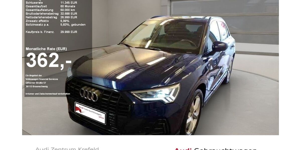 Audi Q3 74.220 km 28.145 &euro; Krefeld 47805