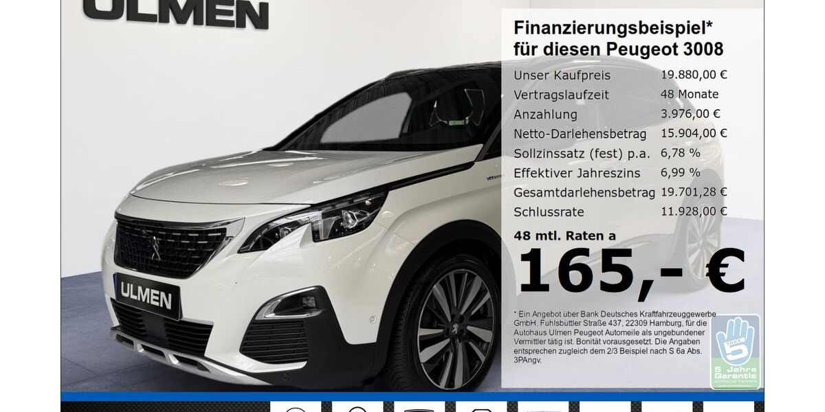 Peugeot 3008 87.514 km 19.880 &euro; Düsseldorf 40233