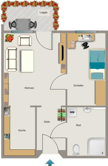 Im besten Alter eine Wohnung bei VIVAWEST - Wohnen ab 60. 2.5 zimmer
