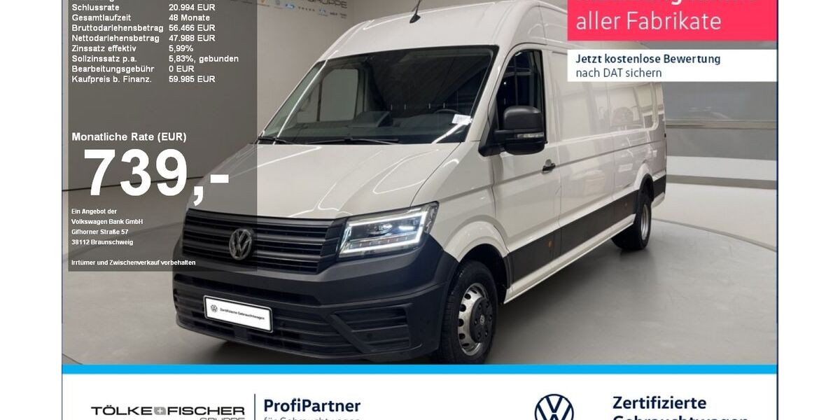 VW Crafter 38.420 km 51.999 &euro; Krefeld 47805