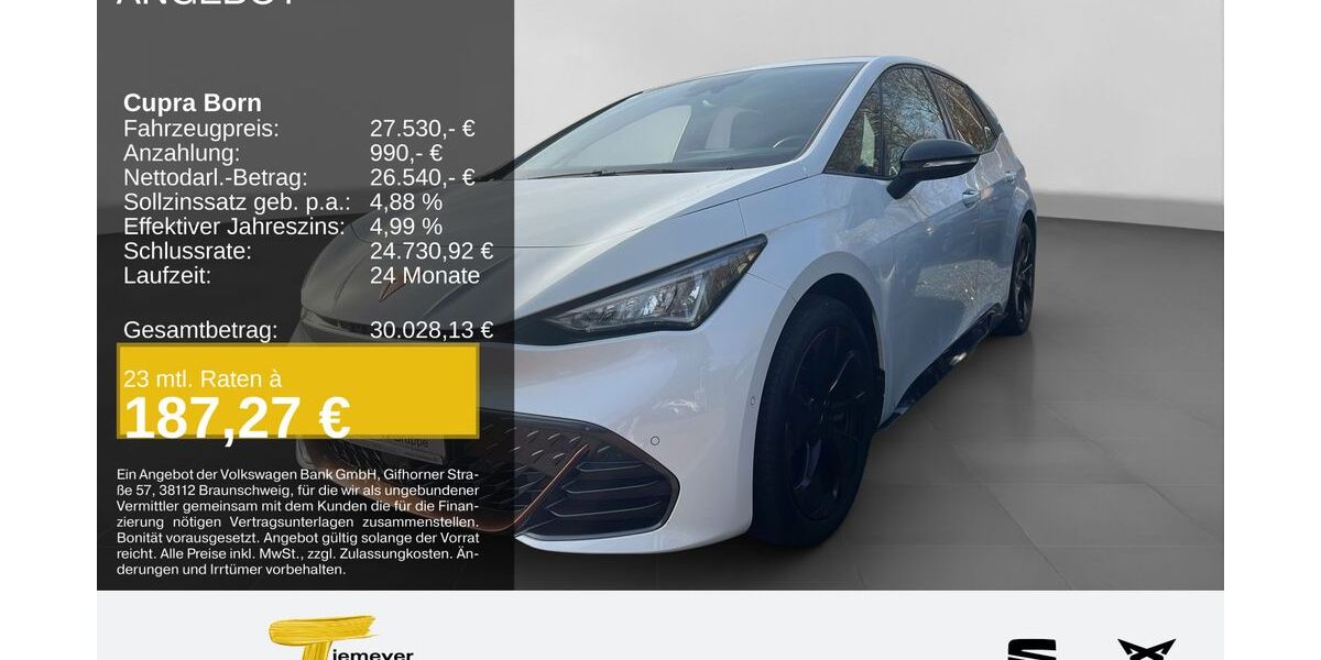 Cupra Born 26.379 km 25.930 &euro; Recklinghausen 45663