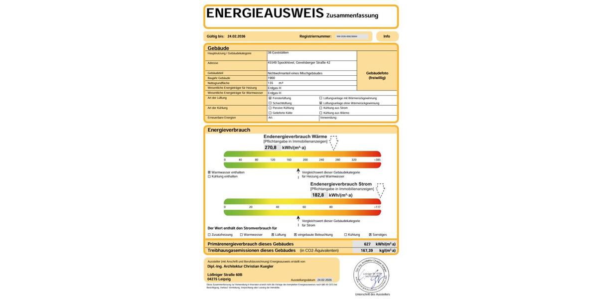 Gewerbeobjekt Sprockhövel - 1.500&euro; | Angebot:25284625