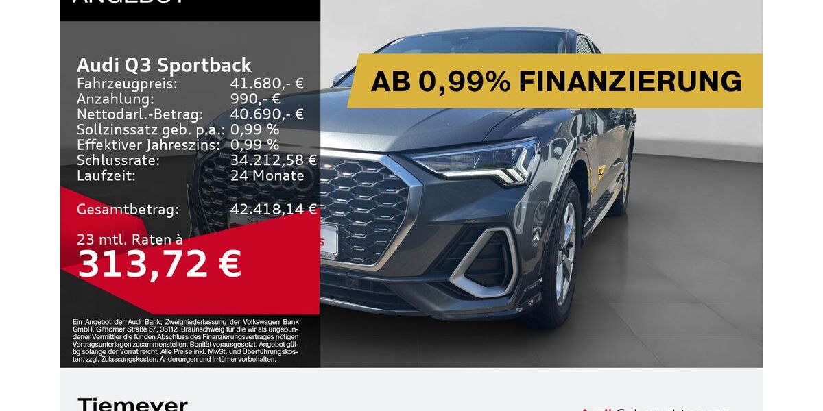 Audi Q3 6.929 km 41.180 &euro; Dorsten 46284