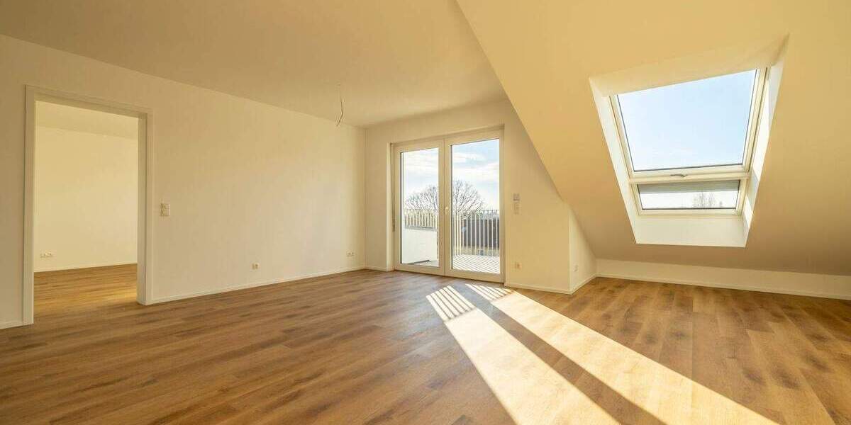 Gemütliche 2-Zimmer-Dachgeschosswohnung mit Balkon und Tageslichtbad 2 zimmer