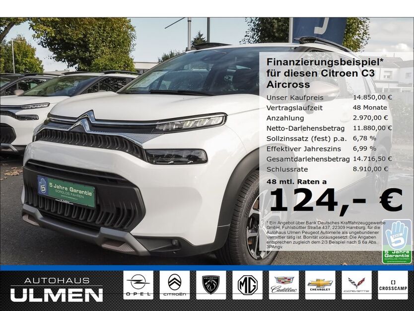 Citroen C3 Aircross 15.218 km 14.850 € Düsseldorf 40233