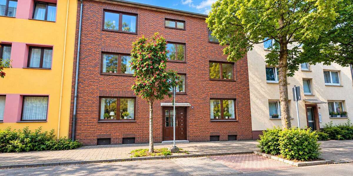 Etagenwohnung Duisburg Laar - 4 Zimmer, 109 m&sup2;, 171.900&euro; | Angebot:27443344