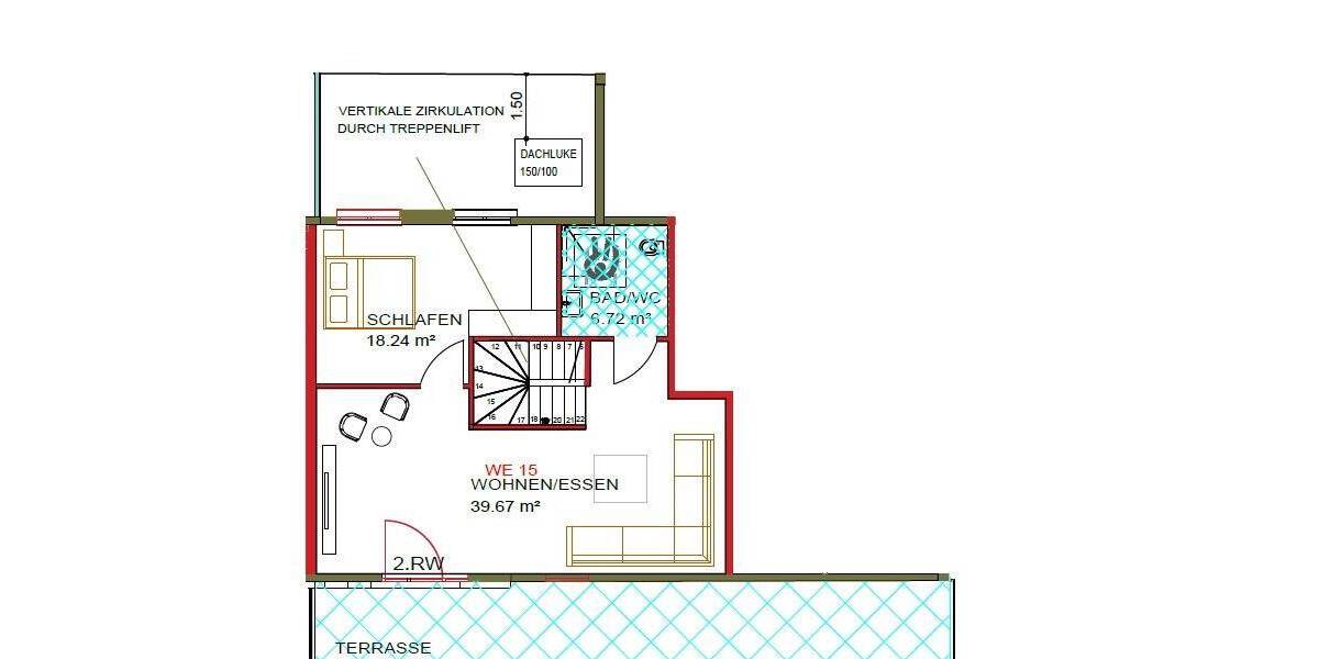 Etagenwohnung Oberhausen Altstadt-Süd - 3 Zimmer, 115 m&sup2;, 1.285&euro; | Angebot:26029693
