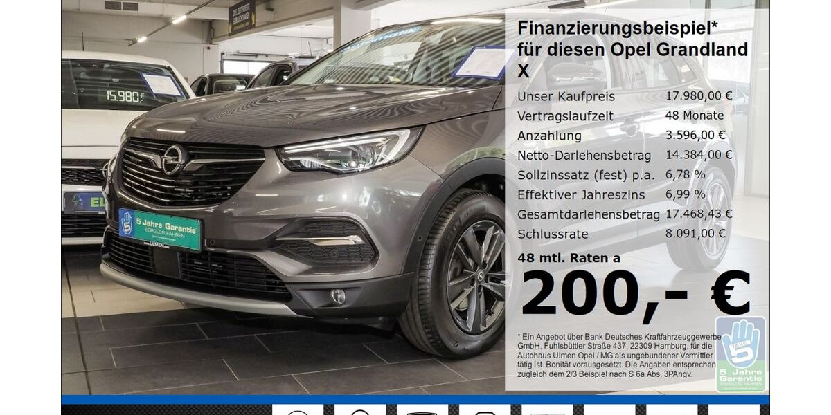 Opel Grandland (X) 92.035 km 15.777 &euro; Düsseldorf 40231