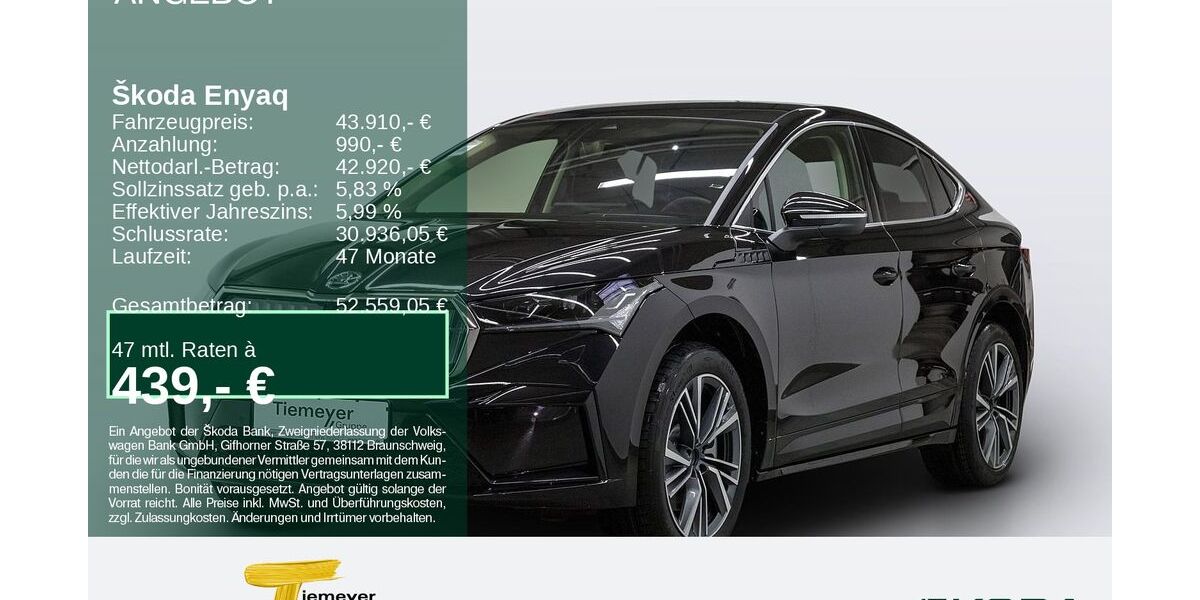 Skoda Enyaq 21.361 km 41.850 &euro; Bochum 44809
