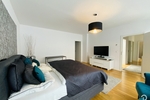 Wohnen auf einer Ebene Moderne, hochwertige 3 Zimmer-Wohnung mit Bungalow-Charakter - Erdgeschoßwohnung Düsseldorf Heerdt | Angebot:26991571