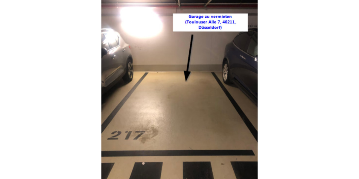 Garage zu vermieten (40211 Düsseldorf) 1 zimmer