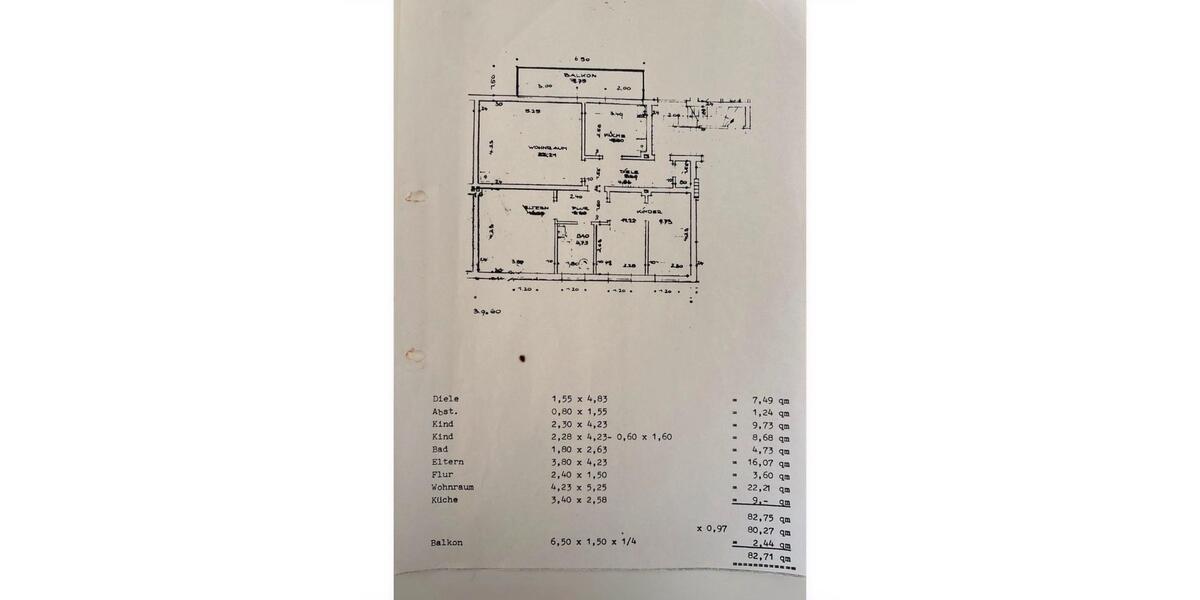Großzügige Wohnung mit Balkon 3 Zimmer Krefeld 3 zimmer